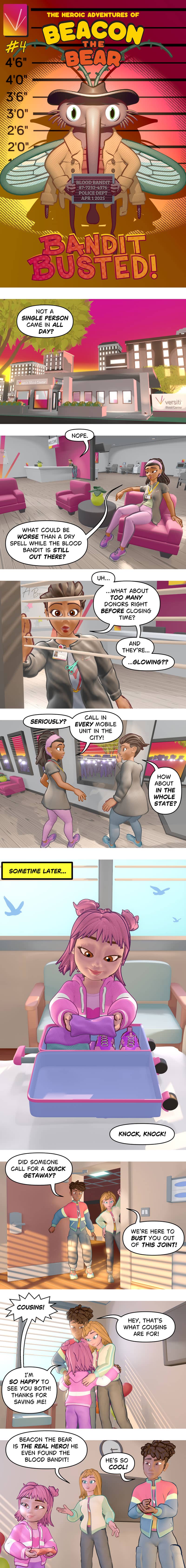 Bandit Busted - Beacon the Bear Comic - Part 4 Panel 1